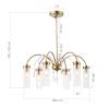 Хрустальная люстра на штанге ST Luce Люминера SL1401.303.06 фото 10