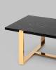 Стол журнальный Stool Group Тоби ECT-5004-TG сталь золото 109x66 фото 5