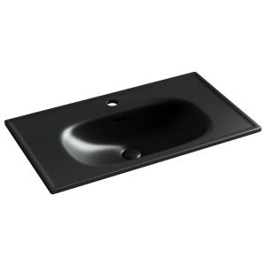 Раковина Ceramica Nova Sabo CN13002MB черный матовый, 80x46