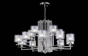 Люстра Crystal Lux Nicolas Sp-Pl10+5 Nickel/White