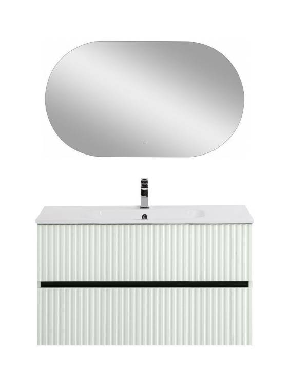 Тумба под раковину Art&Max Torino AM-TORINO-1000-2C-SO-LO-P Лотос, 100x43.8x57