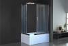 Душевой уголок Royal Bath RB 8100BP-C-CH правый, профиль хром, стекло рифленое, 100x80x200