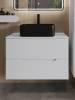 Тумба с раковиной Orange Line Li-80TuwMDF+B02-460MB белая матовая, 80.5 см фото 4