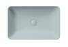Раковина GSI Nubes 903615 голубой матовый, 60x38 фото 2