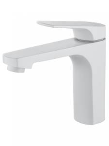 Смеситель для раковины Wonzon & Woghand WW-A40492-MW белый матовый