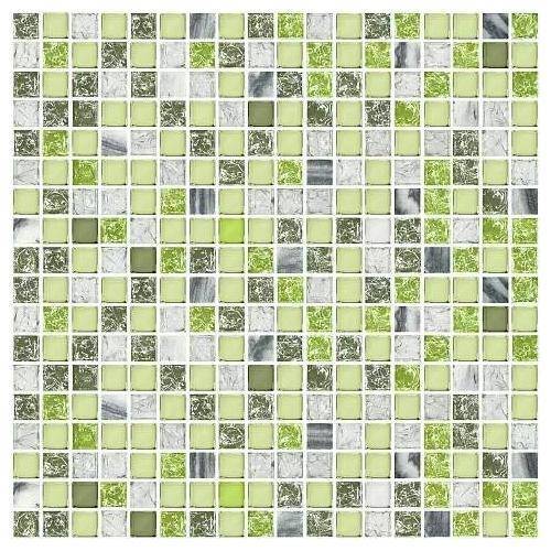 Мозаика Azori Элара 587423008 Верде (1.5x1.5) 30x30