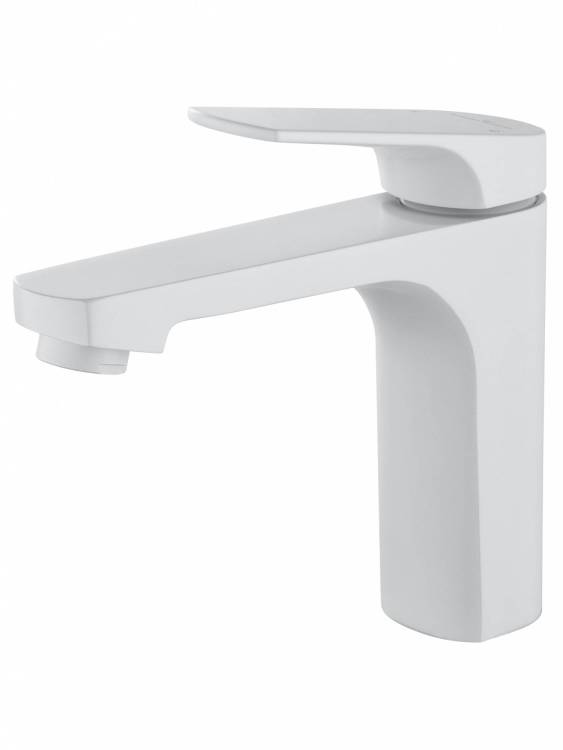 Смеситель для раковины Wonzon & Woghand WW-A40492-MW белый матовый