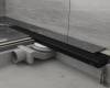 Душевой трап (лоток) Plumberia Selection PSL Linear 100 см, черный матовый фото 4