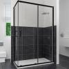 Душевой уголок RGW Classic CL-44-B (785-800)x(1185-1200)x1850, профиль черный