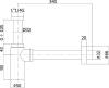 Сифон для раковины Paffoni Minimal ZACC240BO белый фото 2
