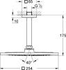 Верхний душ Grohe Rainshower F-Series 10″ 26071000 хром фото 2