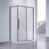 Душевой уголок Vincea Slim-N VSR-4SN9014CLB 1400x900, профиль черный, стекло прозрачное