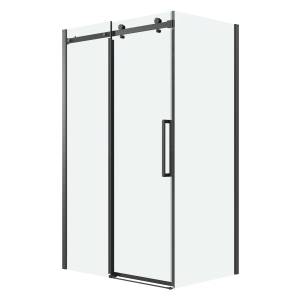 Душевой уголок Grossman Classic 120.K33.04.1610.21.00 профиль черный матовый, стекло прозрачное, 160x100x195
