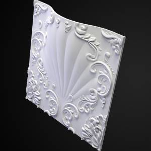Дизайнерская панель Artpole M-0039-1WH Valencia LED White 60x9.1x60