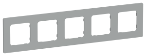 Рамка 5-постовая IEK Flite FI-M52-32-20-K03 серый