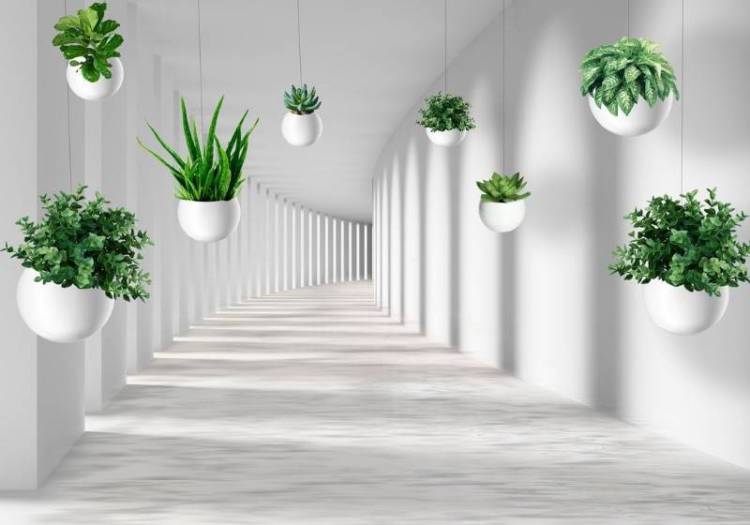 3D Фотообои Artegrafico «Оранжерея в тоннеле» ABS-095 акварель