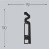 Плинтус напольный Bello Deco XPS POLYMER П 14 00-00104248 200x1.9x9 фото 2