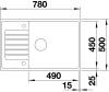 Мойка кухонная Blanco Zia XL 6 S Compact 527214 мягкий белый фото 2