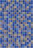 Керамическая плитка Керамин Гламур 2Т Blue 27.5x40
