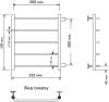 Полотенцесушитель водяной Indigo Roof LRSW60-50-б/п-50 фото 4