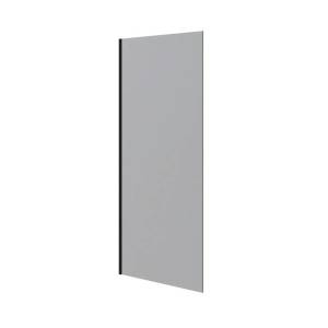 Шторка на ванну Watersense Paula W00214 профиль черный матовый, стекло тонированное, 70x140