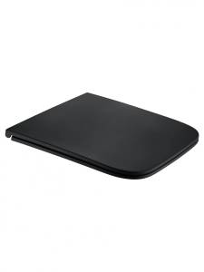 Сиденье для унитаза Wonzon & Woghand WW-S2216-MB с микролифтом, черное матовое