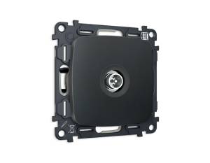 Комплект механизма TV розетки оконечной Ambrella Volt MO MO913005 графит мягкое касание