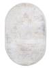 Ковер Sirma Mers Dakota 03284A 35-V8YD WHITE/GREY Овал 2x3