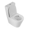 Унитаз-компакт BelBagno Flay-Tor BB2149CP-TOR/SC/BB2149T безободковый, с сиденьем микролифт, белый фото 3