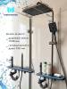 Душевая система Watersense Paula Powerful W01826 графит фото 8