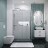 Душевая перегородка Grossman Style 200.K33.05.100.10.02 профиль хром, стекло шиншилла, 100x195 фото 4