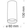 Потолочный светильник Technical Focus C010CL-01RG фото 4