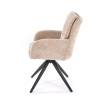 Стул кухонный Halmar K540 V-CH-K/540-KR-BEZOWY бежевый/черный фото 4