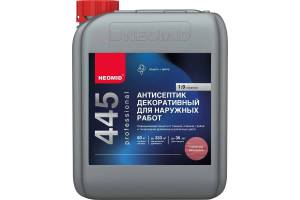 Антисептик декоративный для наружных работ Neomid 445 таежная брусника 5 кг