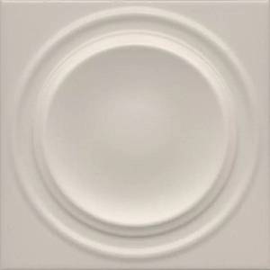 Декор Kerama Marazzi Аква Альта OBE001 2 белый матовый структура 20x20x0.95