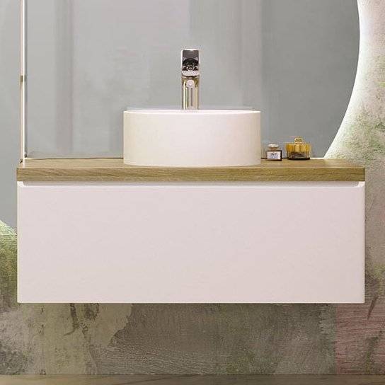 Тумба с раковиной Jorno Solis 100, подвесная