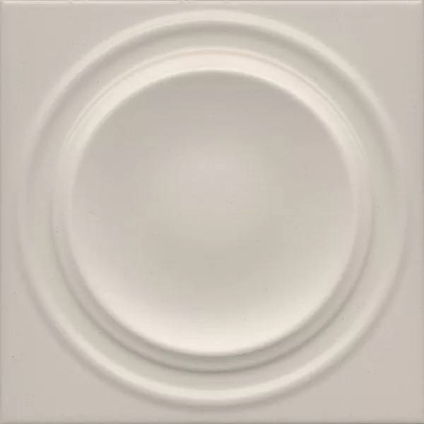 Декор Kerama Marazzi Аква Альта OBE001 2 белый матовый структура 20x20x0.95