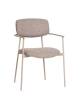Стул Stool Group Doe FDC7387 OTE-CL-421 F13 коричневый бежевые ножки