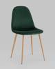 Набор из 4 стульев Stool Group Валенсия SN OS-001-V HLR-57 DUAL X4 темно-зеленый, велюр фото 2