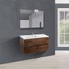 Тумба под раковину Vincea Mia VMC-2MA900RW 900 подвесная, 2 выкатных ящика soft close, R.Wood фото 3