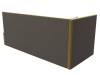 Кровать Лига Диванов Лига-039 122071L желтый левая 90x200 фото 7