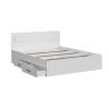 Кровать Арника Бали 00-00184859 белый шагрень с ящиками 160x200 фото 2