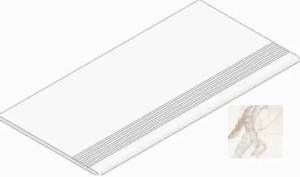 Ступень Kerranova Iceberg K-2002/MR/st01 White 294х600x9