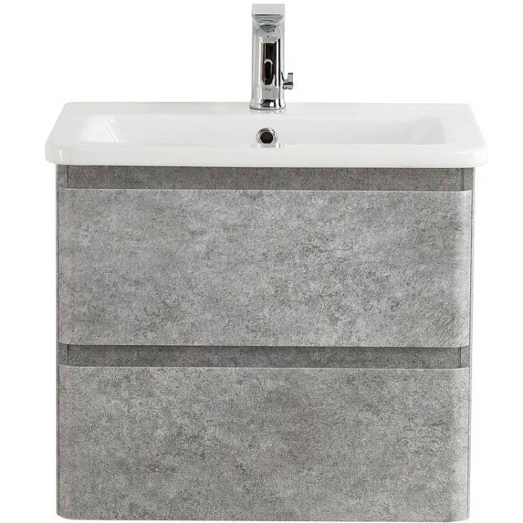 Тумба под раковину Belbagno Albano-Cer ALBANO-CER-500-2C-SO-CVG 47x44x50 Cemento Verona Grigio подвесная с двумя выкатными ящиками