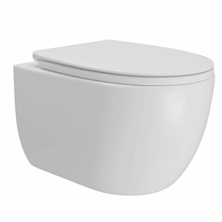 Унитаз подвесной Watersense Amelia Vortex W00157 безободковый, сиденье микролифт