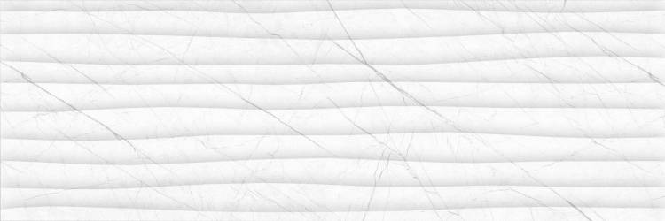 Декор Beryoza Ceramica Верди белый 1 рельефный 25x75