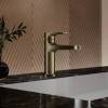 Смеситель для раковины Belz B10713-5 брашированное золото фото 2
