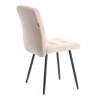 Набор из кресла и стула Tetchair Medeo LT 25054 бежевый, черный, флок фото 4