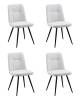 Набор из 4 стульев Stool Group Hedd OS-2451-1 Lumos-03 DUAL X4 серые
