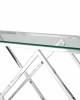 Стол туалетный Stool Group Инсигния ECST-026 (120x40) сталь серебро фото 4